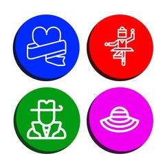 bow icon set