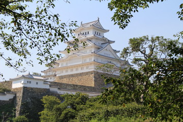 補修後間もない白鷺城