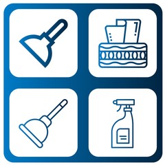 cleaner icon set