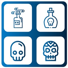 Set of piracy icons