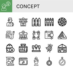 concept icon set