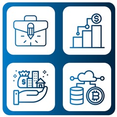Set of finance icons