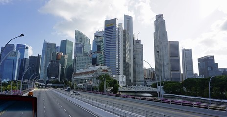 huge office building in singapore