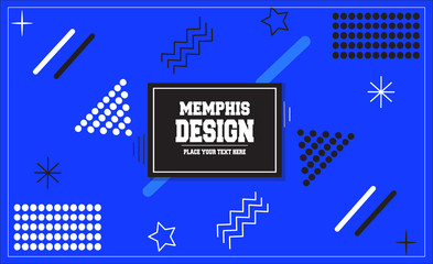 Memphis Pattern Background