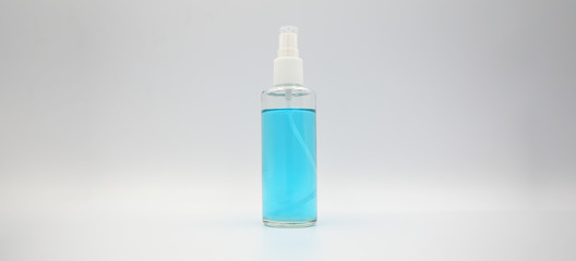 alcohol spray or anti bacteria. with white background.
