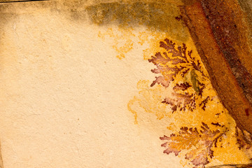 old grunge background with copy space