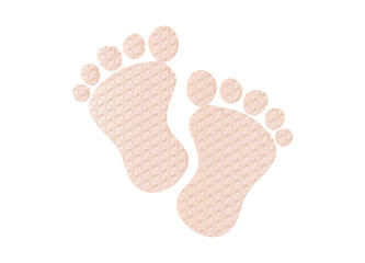 niedliche Baby Fußabdrücke