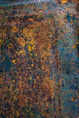 Rusty metal background in vertical size