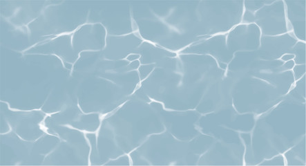 Fototapeta na wymiar Vector pool or ocean water caustic texture background
