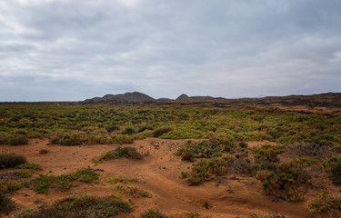 Lobos Island, Spain - october 2019. Isla De Lobos Lobos Island a largely unhabited volcanic island off the coast of Corralejo, Fuerteventura
