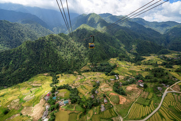 Fansipan Cable Car is the Famous for being the Tallest Cable Car in Indochina which many tourists come to use to climb to Fansipan