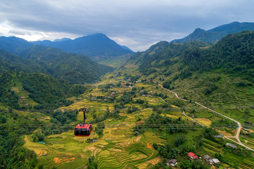 Fansipan Cable Car is the Famous for being the Tallest Cable Car in Indochina which many tourists come to use to climb to Fansipan