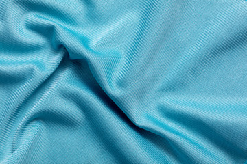 Blue fabric as an abstract background.