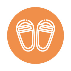 nice block and flat style icon sandals