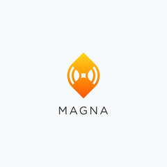 Abstract logo icon design vector template	