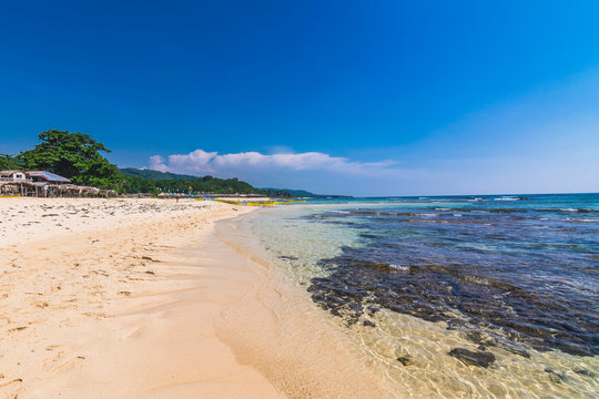 Patar Beach, Bolinao, Pangasinan. Low angle View.