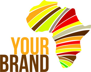 Afryka logo koncepcja