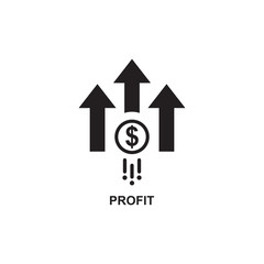 PROFIT ICON , INCREASE ICON