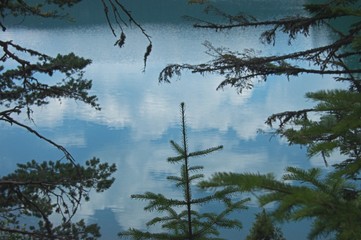 Black lake in the Durmitor mountains near Zabljak. A beautiful place in Montenegro