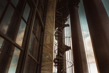 Saint-Petersburg, Russia, St. Isaac's Cathedral, view from the colonnade