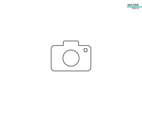 Camera icon symbol, logo Vector illustration