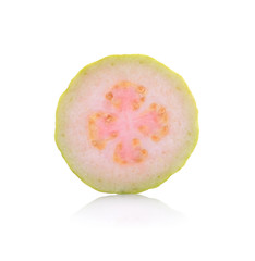 guava fruit isolated on white background.