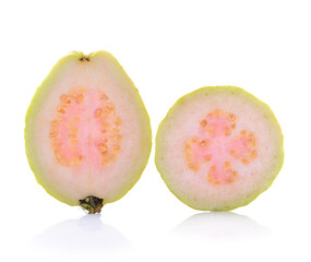 guava fruit isolated on white background.