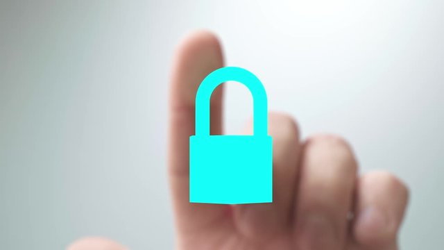 scan fingerprint biometric identity and approval. concept of the future of security and password control through fingerprints in an advanced technological future and cybernetic.