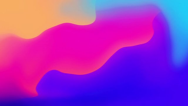 Abstract liquid Gradient Colorful Seamless Looped Animation Background . Fashion colorful style. Soft blur, glow gradient. Smartphone Screensaver.