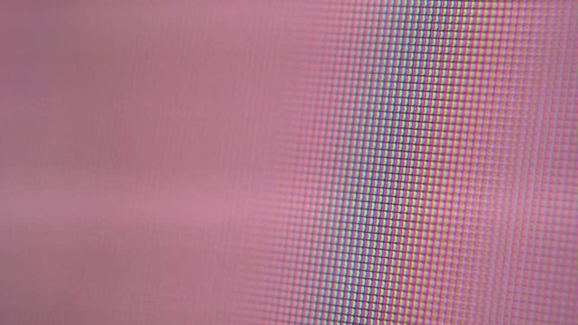 Macro shot of LED television panel