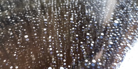 rain drops on the window