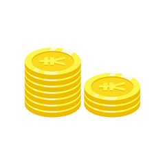 The best Yen/yuan coin icon, illustration vector. Suitable for many purposes.