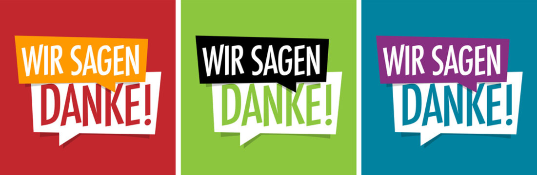 Wir sagen Danke !