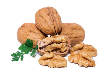  tasty cracked walnut on white