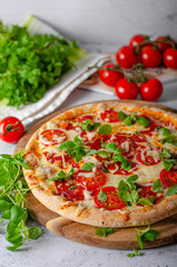 Pizza margherita homemade