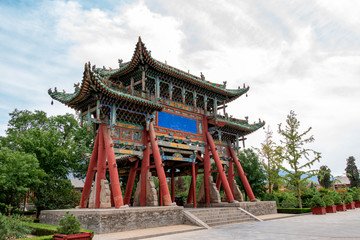 Fototapeta premium Houses in ancient northern China.