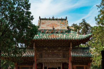 Fototapeta premium Houses in ancient northern China.