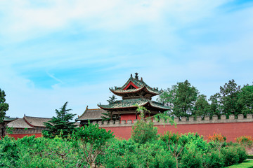 Ancient buildings in Fujian, China.
