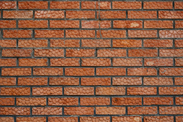 brick wall background brown color, good and clean