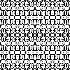 beautiful original monochrome seamless black pattern. flat art. print, template. background for textiles, paper, and packaging.