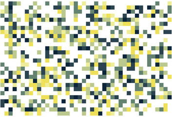Fototapeta premium colorful of Pixel gradient texture random horizontal mosaic. Mosaic pattern with small and large squares. suitable for your design needs.