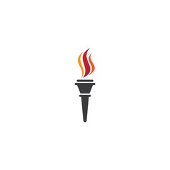 Torch logo vector