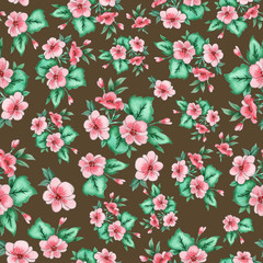 floral seamless wallpaper pattern