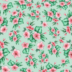 floral seamless wallpaper pattern