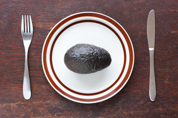 アボカドの食事イメージ（俯瞰）