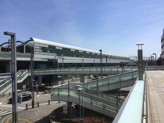 Scenery in front of Narumi Station