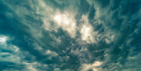 dramatic stormy sky abstract background