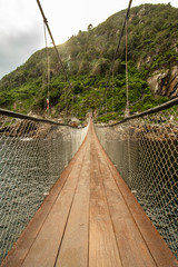 Hängebrücke im Tsitsikamma Nationalpark an der Garden Route
