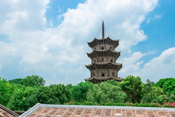 Kaiyuan Temple, Quanzhou, China. Ancient buildings with a history of 1000 years.
