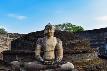 Statue of Buddha, Polonnaruwa, Sri Lanka